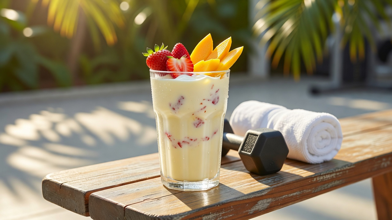 Yogur bebible después de entrenar: guía
