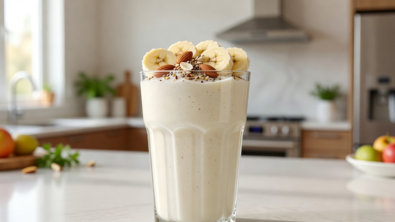 High Protein Smoothie With Yogurt (20g+)