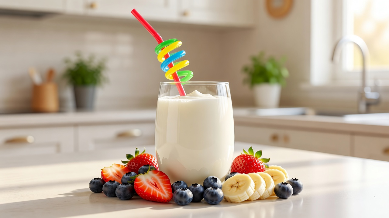 Yogur bebible sin lactosa para niños
