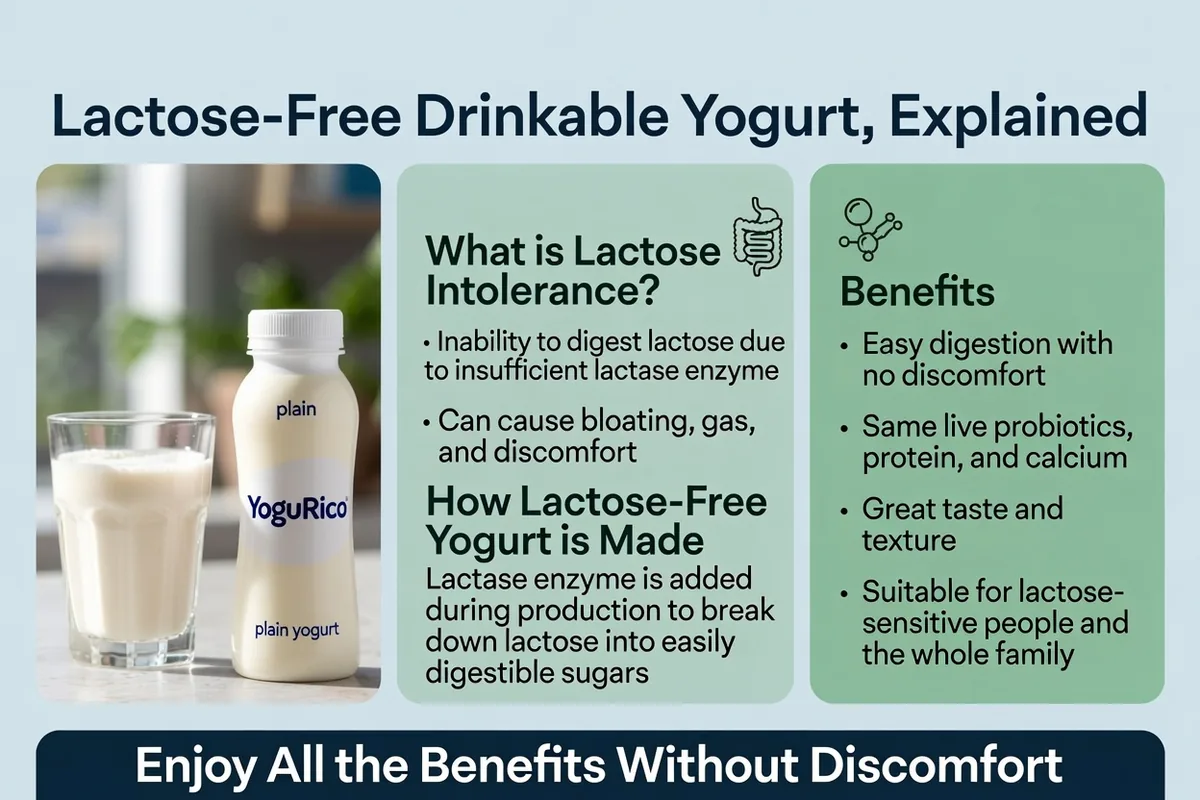 Lactose-Free Drinkable Yogurt: A Parent's Guide